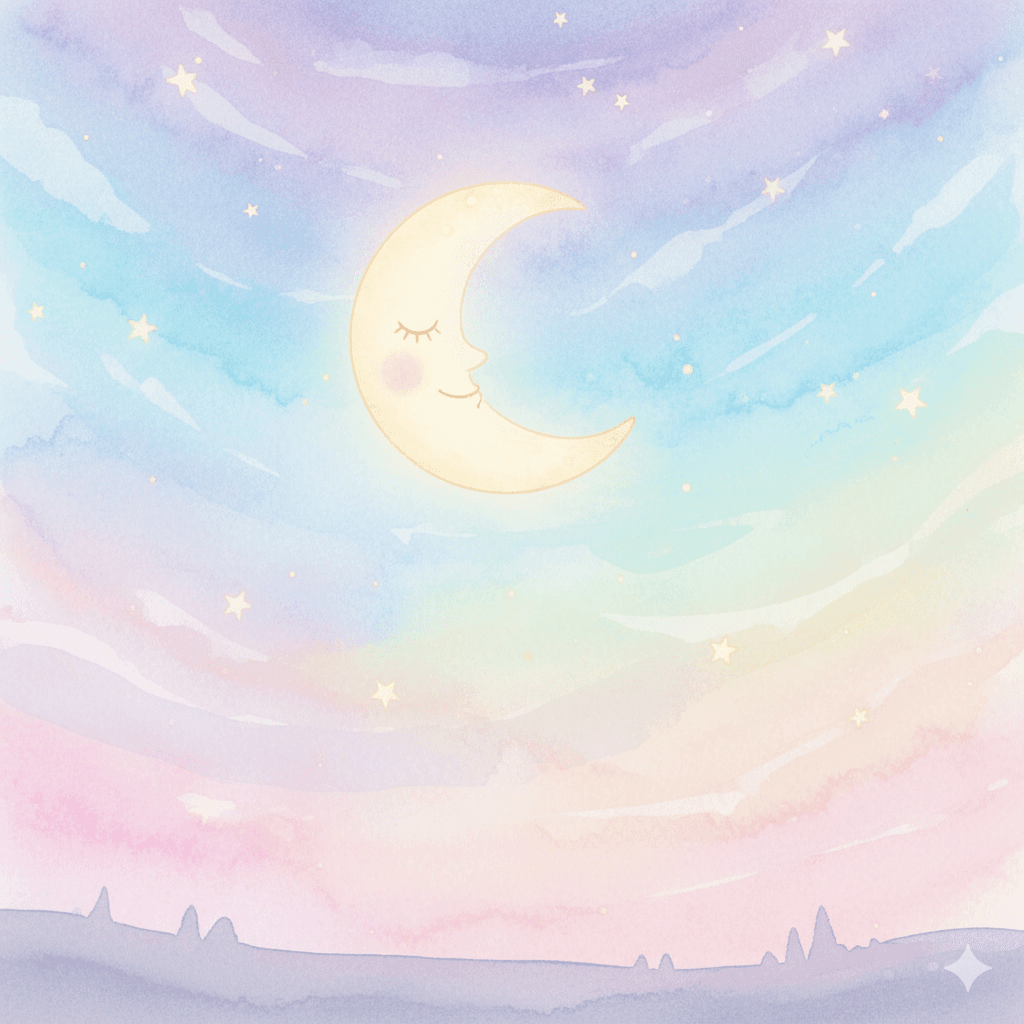 Sleepy Moon and the Little Star
